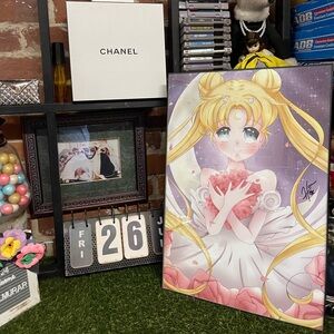 Princess Serenity signed poster
